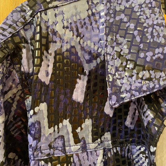 EUC Size 20 Ruby Rd Jacket Navy, Light Blue and white. - Picture 4 of 5